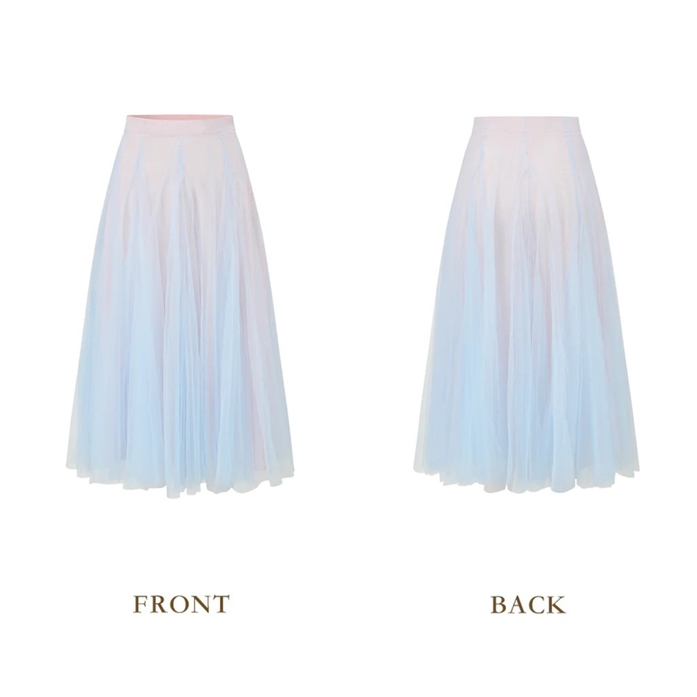 The Blue Lily Gauze Skirt - Picture 3 of 6